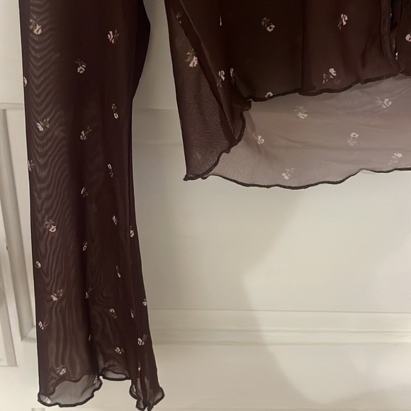 Sheet floral tie top - Picture 4 of 6